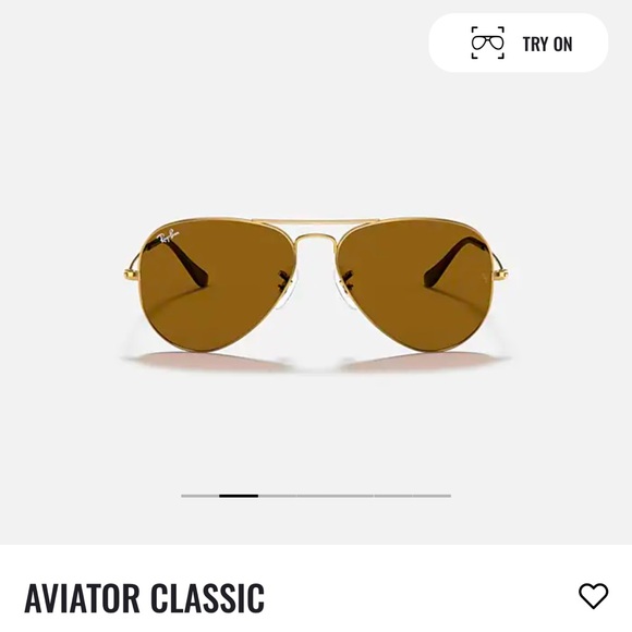 Ray-Ban Other - Rayban aviator gold and brown